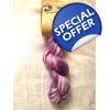 Goatally Gorgeous Pure Mohair Yarn,  Hand Dyed in sugar plum - purple and pinks (v) Goatally Gorgeous Pure Mohair Yarn,  Hand Dyed in sugar plum - purple and pinks (v)