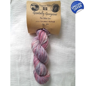 hand dyed yarn, mohair yarn, non synthetic yarn, pink yarn, purple yarn.