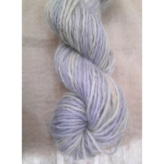 pale blue yarn, pastel blue yarn, baby blue yarn, hand dyed yarn, mohair yarn