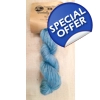 Goatally Gorgeous Pure Mohair Yarn,  Hand Dyed in sky blue tones (v) Goatally Gorgeous Pure Mohair Yarn,  Hand Dyed in sky blue tones (v)