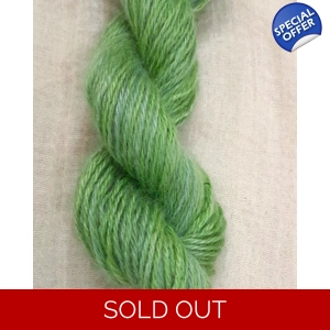 green yarn, hand dyed yarn, mohair yarn, apple yarn, mixed green yarn,