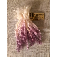 Lilac Dip - 10g bunch teeswater locks for doll hair and felting