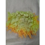 orange and yellow teeswater fleece piece orange and yellow teeswater fleece piece