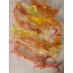 Mixed breeds curly wool, 10g Yellows and Oranges Mixed breeds curly wool, 10g Yellows and Oranges