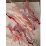 Mixed breeds curly wool, 10g pinks and reds Mixed breeds curly wool, 10g pinks and reds