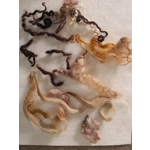 Mixed breeds curly wool, 10g Browns and Blacks Mixed breeds curly wool, 10g Browns and Blacks