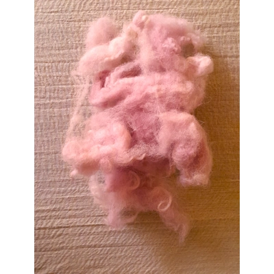 Wool Cloud - candy floss - Mule wool - Blue Faced Leicester x swaledale, hand dyed - 10g Wool Cloud - candy floss - Mule wool - Blue Faced Leicester x swaledale, hand dyed - 10g