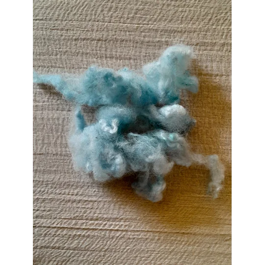 Wool Cloud - blues - Mule wool - Blue Faced Leicester x swaledale, hand dyed - 10g