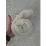 Carded natural fibre sliver in cream, pick your weight Carded natural fibre sliver in cream, pick your weight