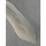 Carded natural fibre sliver in cream, pick your weight Carded natural fibre sliver in cream, pick your weight