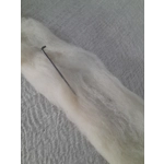 Carded natural fibre sliver in cream, pick your weight Carded natural fibre sliver in cream, pick your weight
