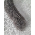 Carded natural fibre sliver in brown/grey, pick your weight Carded natural fibre sliver in brown/grey, pick your weight