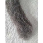 Carded natural fibre sliver in brown/grey, pick your weight Carded natural fibre sliver in brown/grey, pick your weight