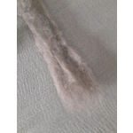 Carded natural fibre sliver in woodsmoke light grey/brown, pick your weight Carded natural fibre sliver in woodsmoke light grey/brown, pick your weight