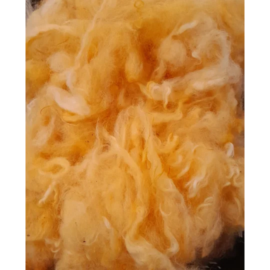 Wool Cloud - Oranges - Mule wool - Blue Faced Leicester x swaledale, hand dyed - 10g