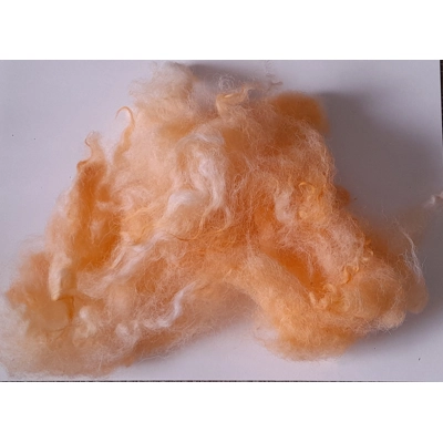 Wool Cloud - Oranges - Mule wool - Blue Faced Leicester x swaledale, hand dyed - 10g