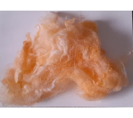 Wool Cloud - Oranges - Mule wool - Blue Faced Leicester x swaledale, hand dyed - 10g