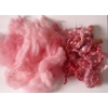 Wool Cloud with red and pink wool locks, hand dyed - 20g Wool Cloud with red and pink wool locks, hand dyed - 20g
