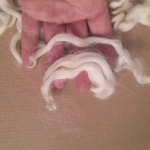 Natural undyed curly wool and locks, 10g Devon and Cornwall Longwool Natural undyed curly wool and locks, 10g Devon and Cornwall Longwool