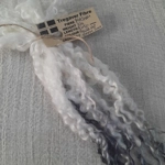 Silver dip Masham Curly wool Locks, approx 9 - 13" 10g bunch Silver dip Masham Curly wool Locks, approx 9 - 13" 10g bunch