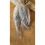 A touch of frost, silver and blue Blue Faced Leicester wool locks 10g A touch of frost, silver and blue Blue Faced Leicester wool locks 10g