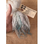 A touch of frost, silver and blue Blue Faced Leicester wool locks 10g A touch of frost, silver and blue Blue Faced Leicester wool locks 10g