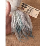 A touch of frost, silver and blue Blue Faced Leicester wool locks 10g A touch of frost, silver and blue Blue Faced Leicester wool locks 10g