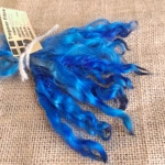 Blue Mix White Faced Dartmoor wool locks 10g Blue Mix White Faced Dartmoor wool locks 10g