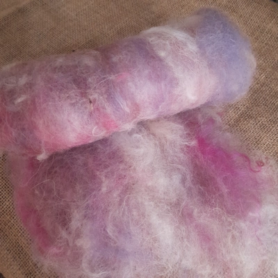 Pretty Pinks and Purples Carded Art Batt 30g Pretty Pinks and Purples Carded Art Batt 30g