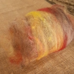 Autumn Embers Carded Art Batt 30g Autumn Embers Carded Art Batt 30g