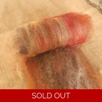 Autumn Embers Carded Art Batt 30g