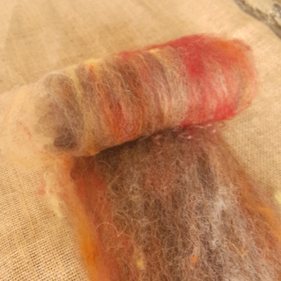 Autumn Embers Carded Art Batt 30g Autumn Embers Carded Art Batt 30g