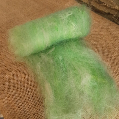 Minty Mix, Green Carded Art Batt 30g Minty Mix, Green Carded Art Batt 30g