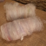 Pastel Rainbow, Carded Art Batt 30g Pastel Rainbow, Carded Art Batt 30g