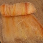 Sunburst, yellow and orange Carded Art Batt 30g Sunburst, yellow and orange Carded Art Batt 30g