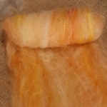 Sunburst, yellow and orange Carded Art Batt 30g Sunburst, yellow and orange Carded Art Batt 30g