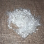 White sparkle lyocell tencel fibres 10g White sparkle lyocell tencel fibres 10g