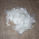 White sparkle lyocell tencel fibres 10g White sparkle lyocell tencel fibres 10g