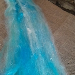 Lakeside Shimmer blue sparkle Carded Art Batt 30g Lakeside Shimmer blue sparkle Carded Art Batt 30g