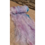 Fairy Dreams - Pink purple and Blue Carded Art Batt 30g with 10g pink Devon and Cornwall locks Fairy Dreams - Pink purple and Blue Carded Art Batt 30g with 10g pink Devon and Cornwall locks
