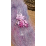 Fairy Dreams - Pink purple and Blue Carded Art Batt 30g with 10g pink Devon and Cornwall locks Fairy Dreams - Pink purple and Blue Carded Art Batt 30g with 10g pink Devon and Cornwall locks