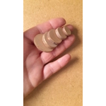 Set of 5 miniature small rustic wood slices Set of 5 miniature small rustic wood slices