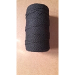 Cotton Twine / thread, warp threads, macrame cord - in black Cotton Twine / thread, warp threads, macrame cord - in black