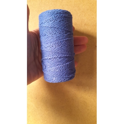 Cotton Twine / thread, warp threads, macrame cord - in blue Cotton Twine / thread, warp threads, macrame cord - in blue