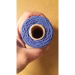 Cotton Twine / thread, warp threads, macrame cord - in blue Cotton Twine / thread, warp threads, macrame cord - in blue