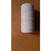 Cotton Twine / thread, warp threads, macrame cord - in white