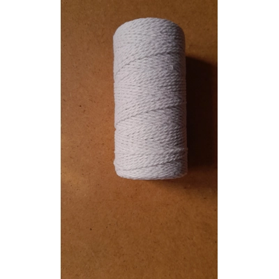 Cotton Twine / thread, warp threads, macrame cord - in white Cotton Twine / thread, warp threads, macrame cord - in white