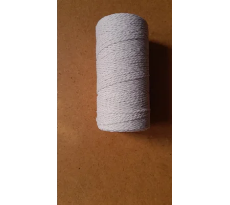 Cotton Twine / thread, warp threads, macrame cord - in white