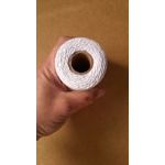 Cotton Twine / thread, warp threads, macrame cord - in white Cotton Twine / thread, warp threads, macrame cord - in white