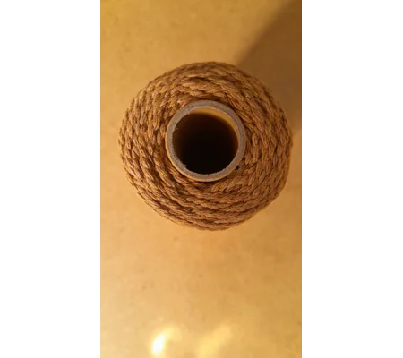 Cotton Twine / thread, warp threads, macrame cord - in rusty orange